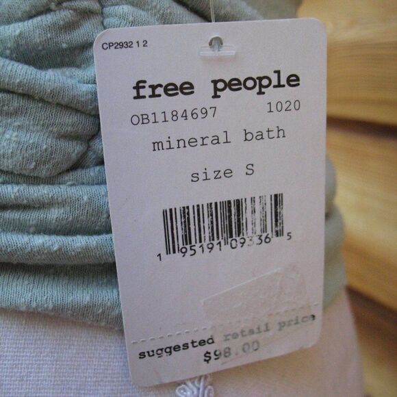 NWT Free People Light Green Wrap Tank Top - Picture 7 of 7